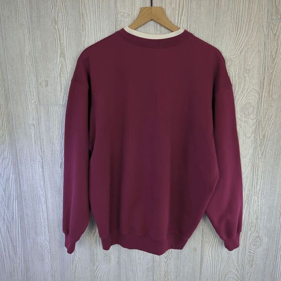 VTG M&C Sportswear Women's XL Red Granny Core Grandma's Love Pullover Sweater - Picture 5 of 7
